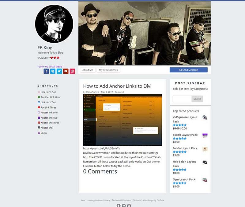 Facebook Layout Pack