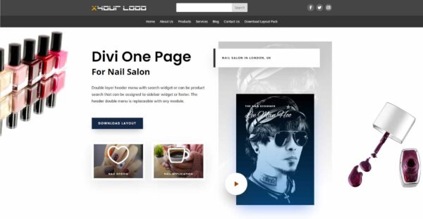 Nail Salon Layout Pack