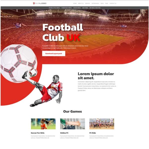 Soccer Layout Pack