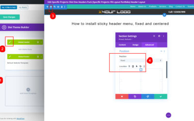 How To Import Header Menu Layouts for Divi